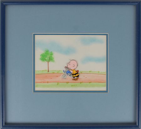 Lot #1074 Charlie Brown production cel from Peanuts - Image 1