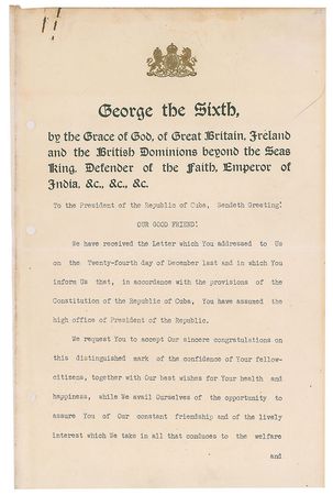 Lot #282  King George VI - Image 3