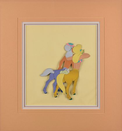 Lot #455 Two Centaurettes production cel from Fantasia Production Cel - Image 2