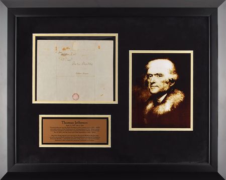 Lot #3 Thomas Jefferson: President Jefferson to a