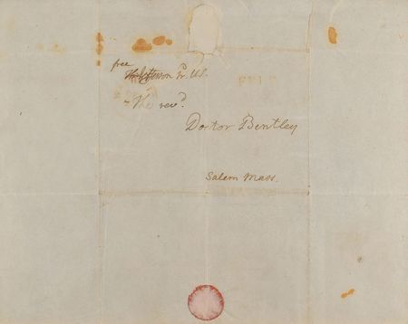Lot #3 Thomas Jefferson: President Jefferson to a renowned Salem minister - Image 2