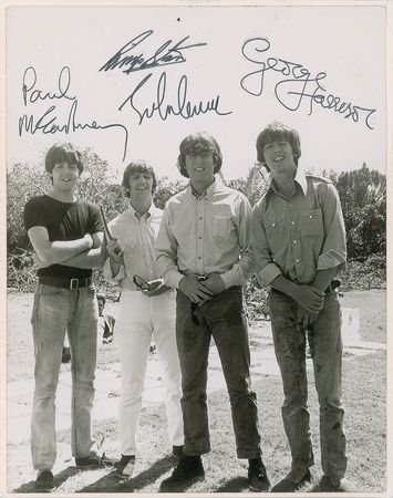 Lot #639 Beatles: Rare Help! photo signed in the Bahamas - Image 1