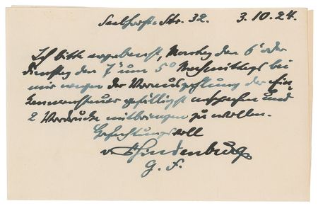 Lot #185 Paul von Hindenburg - Image 1