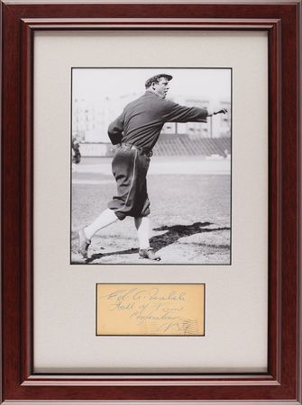 Lot #997 Ed Walsh Signature - Image 1
