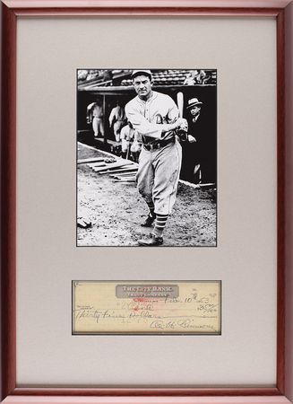 Lot #990 Al Simmons Check - Image 1
