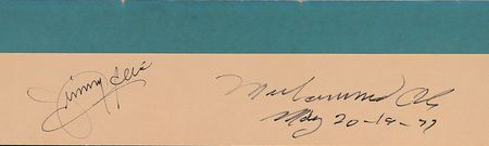 Lot #892 Boxing: Heavyweight Champs: 'America Honors the Heavyweight Champions'—boxing legends sign in '77 - Image 3
