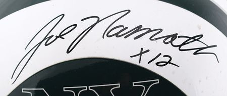 Lot #958 Joe Namath Helmet - Image 3