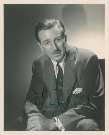 Lot #454 Walt Disney Signed Photograph - Image 1