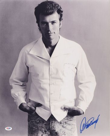 Lot #830 Clint Eastwood Signed Photograph - Image 1