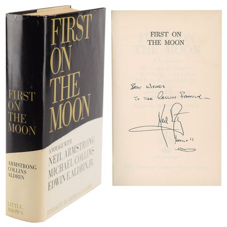 Lot #335 Neil Armstrong Book - Image 1