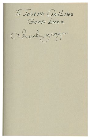 Lot #319 Chuck Yeager Book - Image 2
