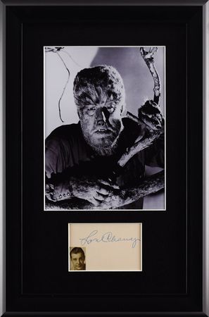 Lot #813 Lon Chaney, Jr Signature - Image 1