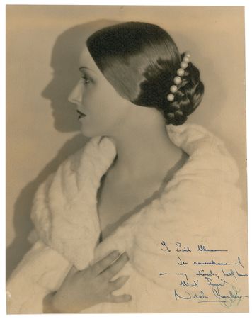 Lot #788 Natacha Rambova Signed Photograph - Image 1