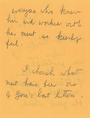 Lot #602 James Thurber: Thurber on the passing of a Harper & Brothers editor - Image 2