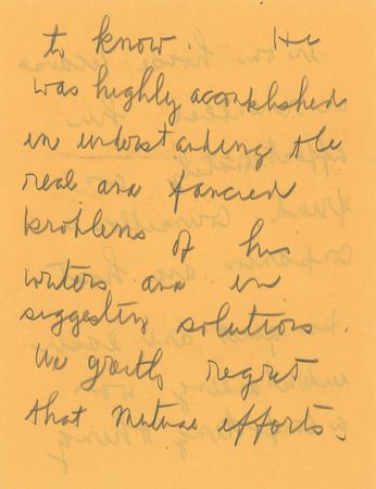 Lot #602 James Thurber: Thurber on the passing of a Harper & Brothers editor - Image 6