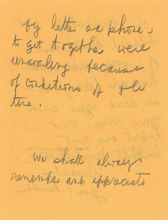 Lot #602 James Thurber: Thurber on the passing of a Harper & Brothers editor - Image 7
