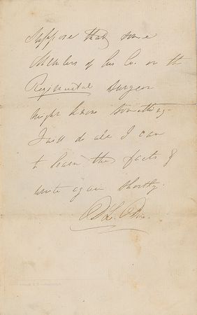 Lot #174 Dorothea Dix Handwritten Letter Signed - Image 2