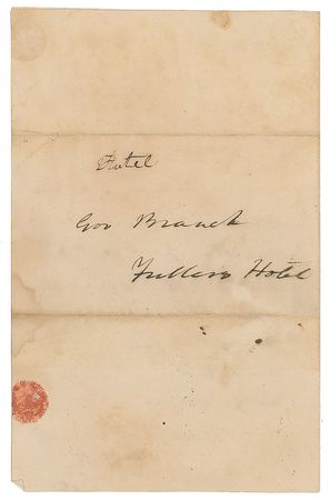 Lot #11 John Tyler Handwritten Letter Signed - Image 2