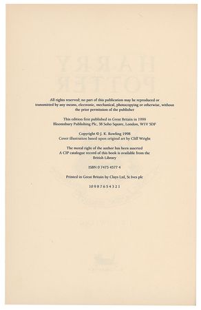 Lot #517 J. K. Rowling: Deluxe first edition set of Harry Potter novels - Image 7