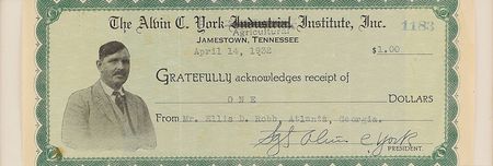 Lot #313 Sgt. Alvin C. York Signed Document - Image 2