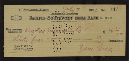 Lot #563 Zane Grey - Image 2