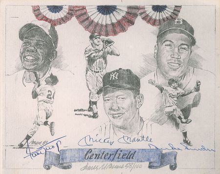 Lot #949 Mantle, Mays, and Snider Print - Image 1