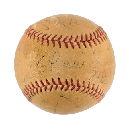Lot #913 Baseball: 1935 National League All Stars Baseball - Image 1
