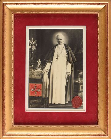 Lot #118 Pope Pius X Vestment Fabric - Image 2