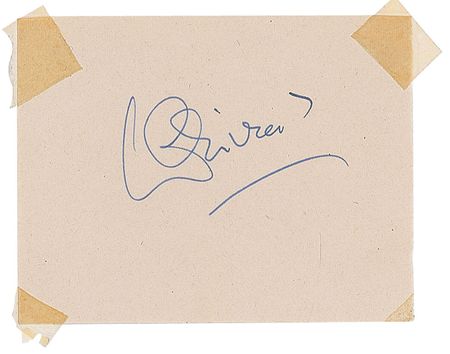 Lot #855 Vivien Leigh and Laurence Olivier Signatures - Image 3