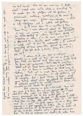Lot #611 Thornton Wilder Handwritten Letter Signed - Image 2
