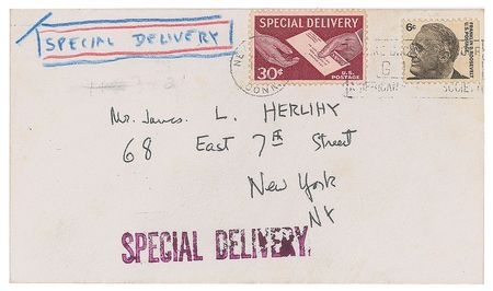 Lot #611 Thornton Wilder Handwritten Letter Signed - Image 4