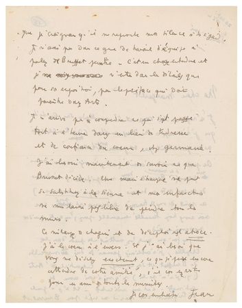 Lot #543 Jean Cocteau: Trouble with the Chapelle Saint-Pierre restoration - Image 2