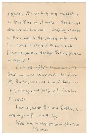Lot #556 E. M. Forster Handwritten Letter Signed - Image 2