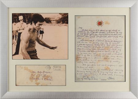 Lot #783 Bruce Lee: Fresh off the success of the Green Hornet, Lee hopes to impress CBS 