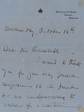 Lot #238 Wallis Windsor Handwritten Letter Signed - Image 1