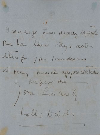Lot #238 Wallis Windsor Handwritten Letter Signed - Image 2