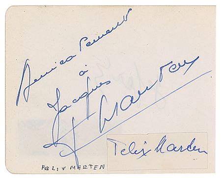 Lot #596 Jean-Paul Sartre Signature - Image 2