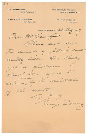 Lot #271 George Dewey - Image 1