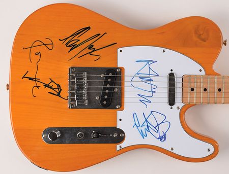 Lot #669 Rolling Stones: Sweet Telecaster signed by five Stones - Image 2