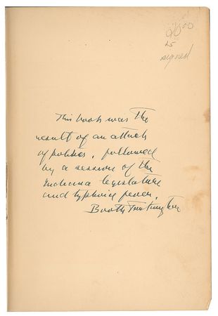 Lot #600 Booth Tarkington - Image 2