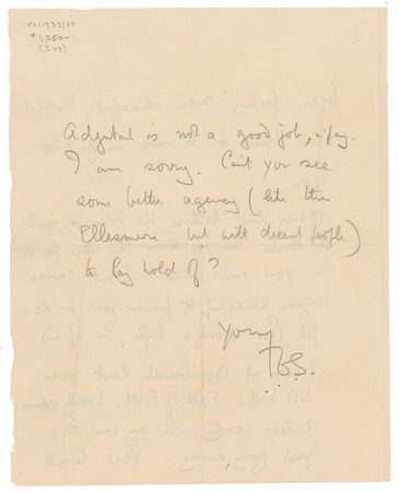 Lot #509 T. E. Lawrence Handwritten Letter Signed - Image 3