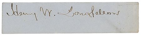 Lot #582 Henry Wadsworth Longfellow Handwritten Letter Signed and Signature - Image 3