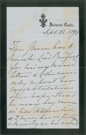 Lot #140 Queen Victoria: Queen Victoria confers 