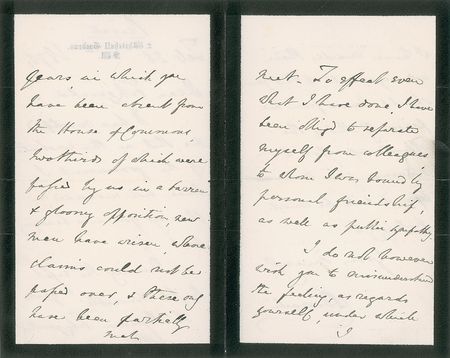 Lot #172 Benjamin Disraeli - Image 1