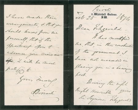Lot #172 Benjamin Disraeli - Image 2