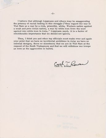 Lot #36 Lyndon B. Johnson Typed Memo - Image 2