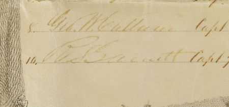 Lot #245 Robert E. Lee: Remarkable 1853 West Point diploma signed by Lee as superintendent - Image 3