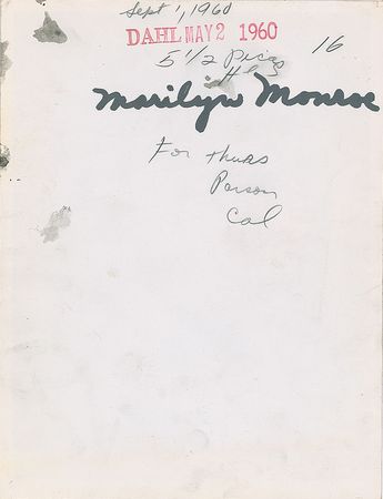 Lot #860 Marilyn Monroe Photograph - Image 2