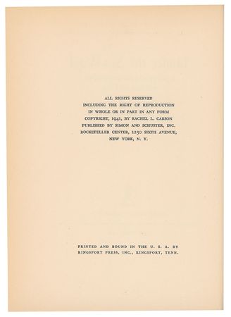 Lot #539 Rachel Carson Book - Image 3