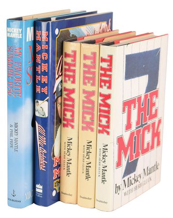 Lot #945 Mickey Mantle Books - Image 1